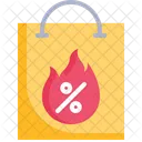 Deal Hot Bag Promotion Icon