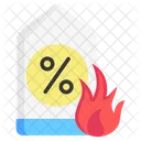 Hot Deal Sale Discount Icon