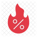 Hot Deal Commerce And Shopping Ecommerce Icon