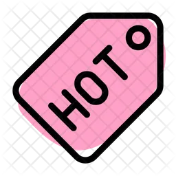 Hot Deal Tag  Icon