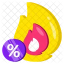 Hot Discount  Icon