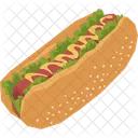 Hot Dog Bakery Dessert Icon