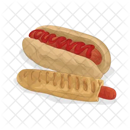 Hot-dog  Icône