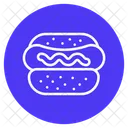 Hot Dog Food Sausage Icon