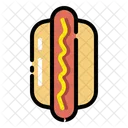 Hot Dog Nourriture Saucisses Icon