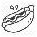 Hot Dog Food Sausage Icon