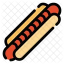 ホットドッグ、おいしい、ソーセージ アイコン