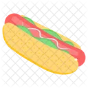 Hot Dog Fast Food Meal Icon