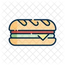 Hot Dog Fast Food Junk Food Icon
