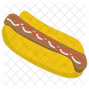 Hot Dog Sandwich Au Hot Dog Restauration Rapide Icon