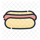 Hot Dog Bread Sausage Icon