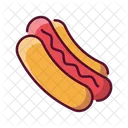 Sausage Hotdog Sandwich Icon
