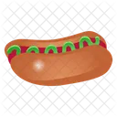 Wiener Hot Dog Frankfurter Icon