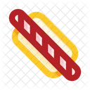 Hot Dog Sausage Bun Icon