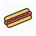 Hot Dog Alimentation Pain Icon