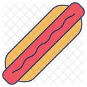Hot Dog Sauce Junk Food Icon