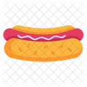 Food Fast Food Sausage Sandwich Icône