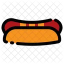 Hot Dog Sausage Junk Food Icon