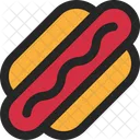 Hot Dog Junk Fastfood Icon