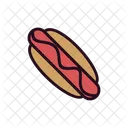 Hot Dog Bread Dog Icon