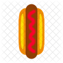 Hot Dog Food Fast Icon