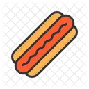 Hot Dog Sandwich Sausage Icon