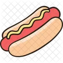Hot Dog Sausage Junk Food Icon