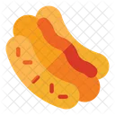 Hot Dog Sausage Food Icon