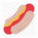 Hot Dog Food And Restaurant Hotdog Icône