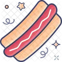 Hot Dog Food Icon