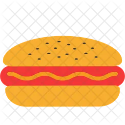 Hot Dog Burger  Icon