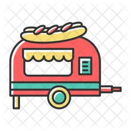 Hot dog cart  Icon