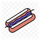 Hot Dog Fast Food Sausage Icon