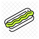 Hot Dog Fast Food Sausage Icon