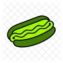 Hot Dog Fast Food Sausage Icon