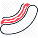 Hot Dog Sausage Bun Icon