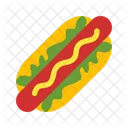 Hot Dog Food Sausage Icon