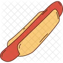 Hot Dog Sausage Fasto Food Icon