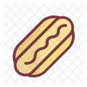 Hot Dog Sandwich Fast Food Icon