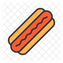 Hot Dog Sandwich Sausage Icon