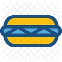 Hotdog Sandwich Fast Icon