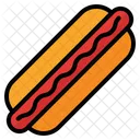 Hot Dog Street Food Sausage 아이콘
