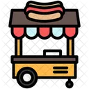 Hot Dog Fast Food Snack 아이콘