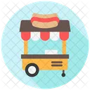 Hot Dog Fast Food Snack Icon
