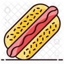 Hot Dog Sandwich Burger Junk Food Icon