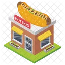 Hot Dog Shop Food Shop Food Point Icon
