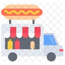 Hot Dog Truck Hot Dog Truck Icon