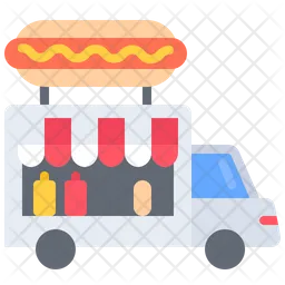 Hot Dog Truck  Icon
