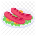Sausages Hot Dogs Food Icon