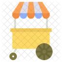Hot Dogs Cart Hot Dog Stand Vending Cart Icon